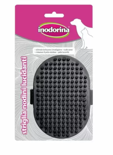 Inodorina Striglia Nodini Lucidanti - Резиновая щетка перчатка для вычесывания короткошерстных собак и кошек 650.0160.001 фото