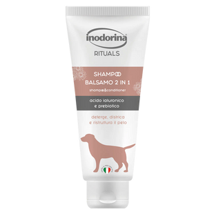 Шампунь бальзам 2 в 1 для собак Inodorina Dog Shampooing 2 in 1, 250 мл 240.0030.001 фото