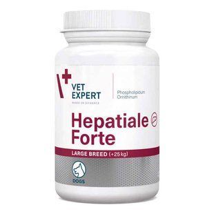 VetExpert (ВетЭксперт) Hepatiale Forte Large Breed - Пищевая добавка для поддержки функций печени у собак больших пород - 40 шт. VE65846 фото