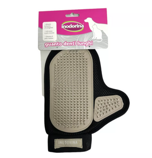 Inodorina Long Tooth Glove &mdash; перчатка с удлинёнными зубчиками для вычёсывания собак и кошек. 650.0080.002 фото