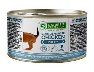 Мусс для щенков Nature's Protection Puppy Starter Mousse Chicken 200 г KIK45514 фото