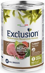 Exclusion Adult Turkey корм для взрослых собак всех пород с индейкой 400 г 5536 фото