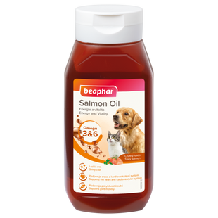 Лососевое масло для собак и кошек Beaphar Salmon Oil - 430 мл BAR11285 фото