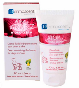 Dermoscent ATOP 7 Hydra Cream увлажняющий жидкий крем при аллергии и атопии у кошек и собак, 50 мл 44410 фото
